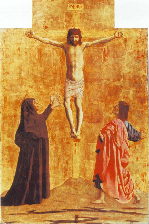 Piero della Francesca. Ukrzyżowanie. ok. 1448