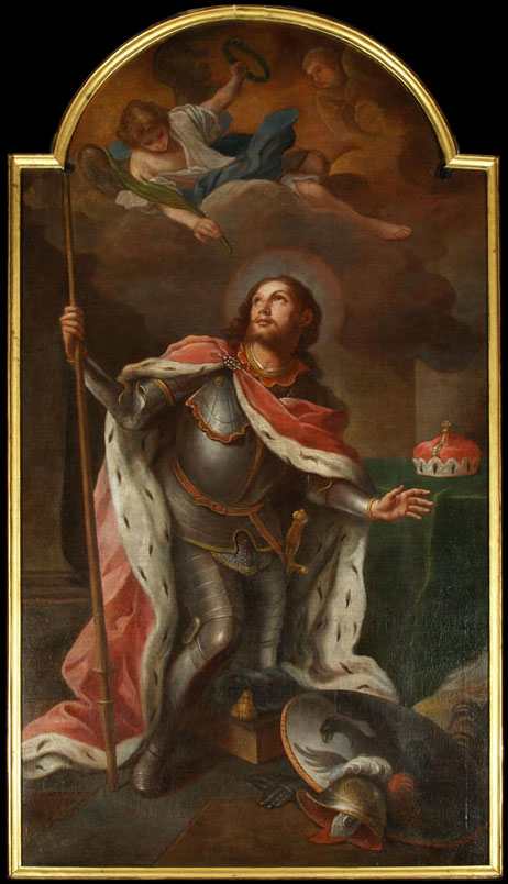 św. Wacław – obraz z Ołtarza św. Wacława w katedrze wawelskiej